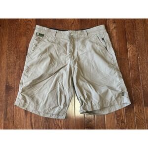 Howler Brothers Brown Nylon Unlined Mens Boardshort Size 35